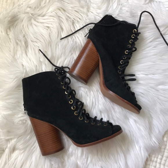 Jeffrey Campbell Shoes - Jeffrey Cambell Lace Up Wedge Heel